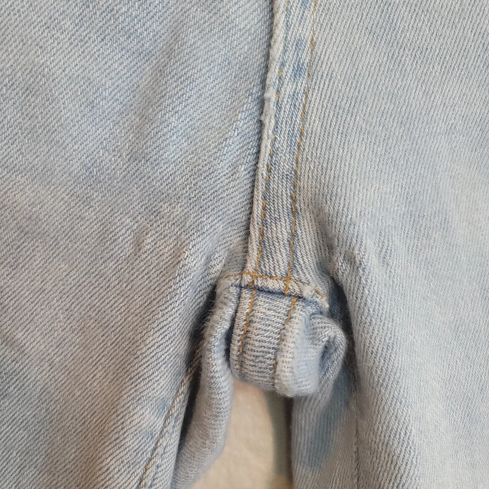 AGOLDE NICO HIGH RISE DISTRESSED JEANS LIGHT WASH WOMEN'S JEANS 25 - Picture 14 of 16